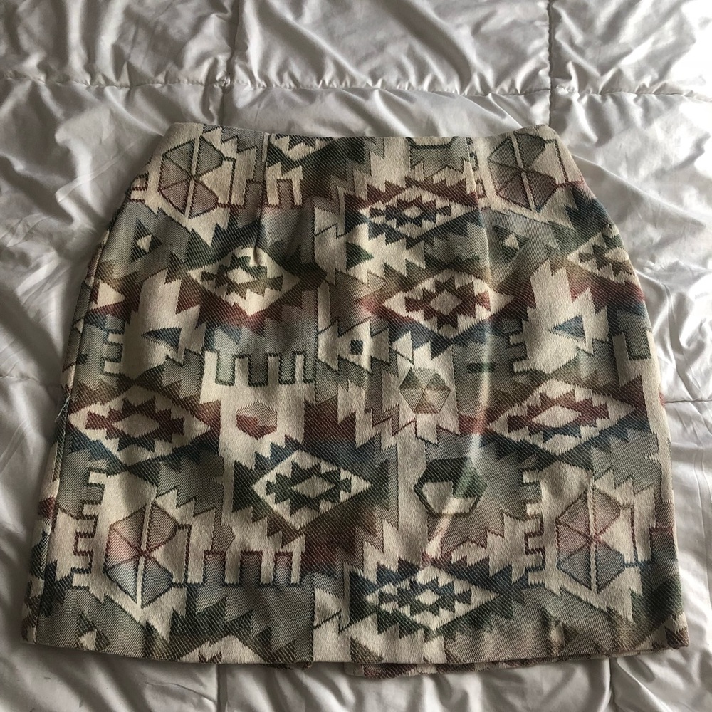 Rainbow tribal skirt